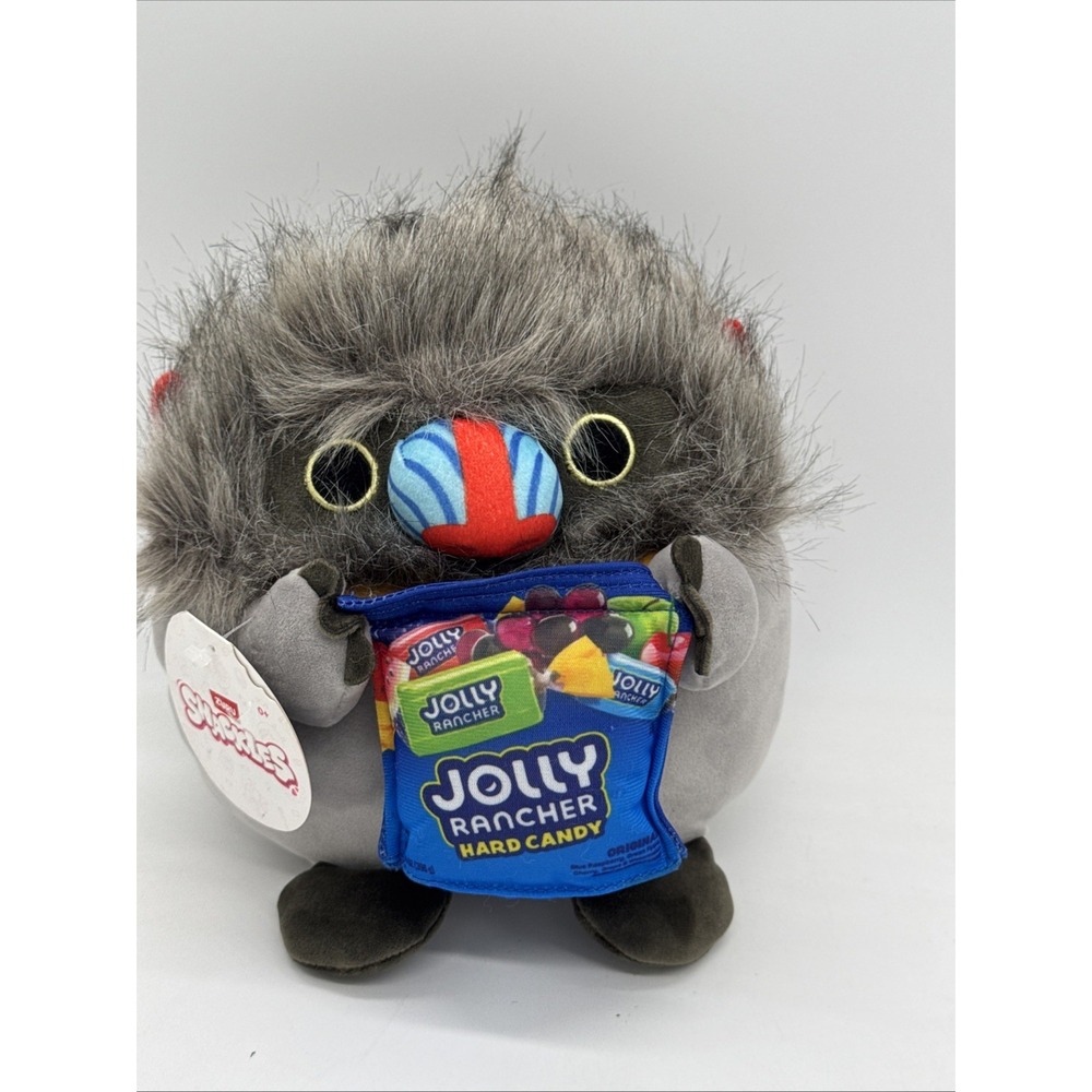 Snackles Jacob the Mandrill & Jolly Rancher Candy Plush 9" Series 3 NWT